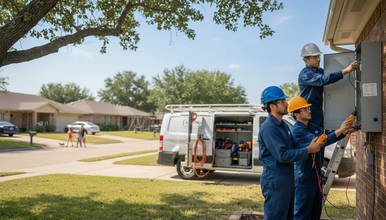 Certified electrician providing emergency electrical services in Montandon, PA